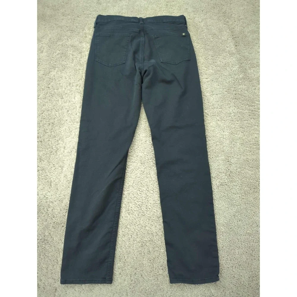 Banana Republic Jeans Mens 32x34 Black Straight Leg‎ Stretch Casual